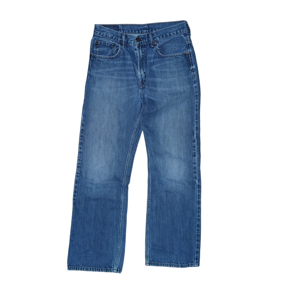 Levis 527 Boot Leg Cotton Faded Blue Denim Jeans Y2K Retro Size 30x30